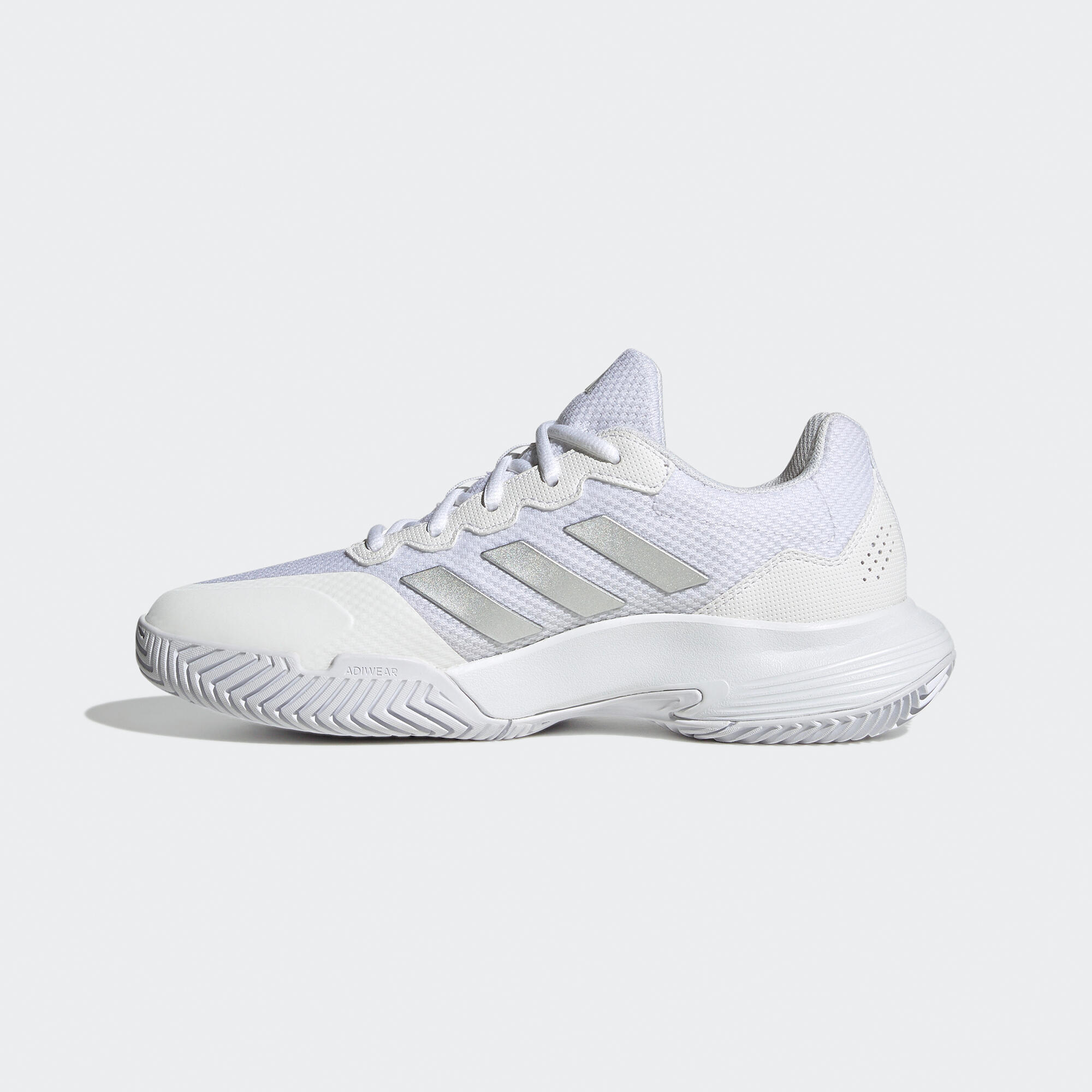 zapatillas-de-tenis-mujer-multipista-gamecourt-blanco-plateado zapatillas-de-tenis-mujer-multipista-gamecourt-blanco-plateado