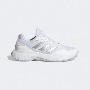 zapatillas-de-tenis-mujer-multipista-gamecourt-blanco-plateado zapatillas-de-tenis-mujer-multipista-gamecourt-blanco-plateado